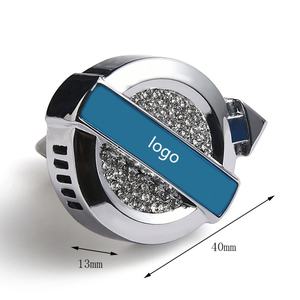 Exquisito Ambientador de Coche con Decoración de Diamantes en Caja de Regalo, Aromaterapia, Clip para Rejilla de Ventilación - Product Image 2