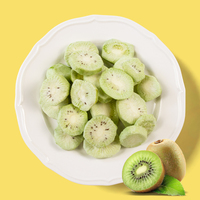 Gefreeze-droogde kiwi-schijfjes 100% natuurlijk zuur geconserveerd fabrieksgroothandel snack in bulkverpakking
