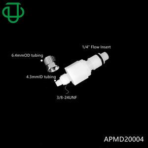 Acoplamiento macho de conexión rápida serie Jiyou Ap 6X4 de plástico POM con válvula de retención y tuerca de bloqueo para manguera de goma - Product Image 5