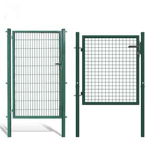 سياج صيني ، بوابات تعريشة ، أسوار الشركة المصنعة الحديثة ، المجلفن ، استخدام حديقة المنزل المغلفة البلاستيكية - Product Image 1