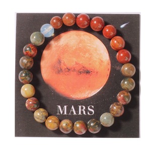 Braccialetto di pietra naturale universo otto pianeti braccialetto di perline sole terra Pluto Venus Marte <span class=keywords><strong>pianeta</strong></span> bracciale fatto a mano per Unisex - Product Image 3