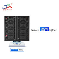 Pantalla LED para Exteriores (1000x1000mm) con Acceso Frontal y Trasero, Amplio Ángulo de Visión, P2.976 P3.91/4.81/6.25/7.81/10.42, Pantalla Publicitaria