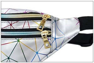 En gros En Cuir PU <span class=keywords><strong>Brillant</strong></span> Holographique Laser Étanche <span class=keywords><strong>Sac</strong></span> <span class=keywords><strong>Banane</strong></span> <span class=keywords><strong>Sac</strong></span> de Taille - Product Image 4