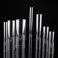 Vente en gros de tubes acryliques de grand diamètre OD1000x3x1000mm Tuyaux ronds transparents en plastique PMMA de haute transparence
