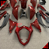 Carénage Complet Personnalisé à Motif Floral pour Kawasaki Z800 13-16, Panneau Latéral et Capot avec Coloration