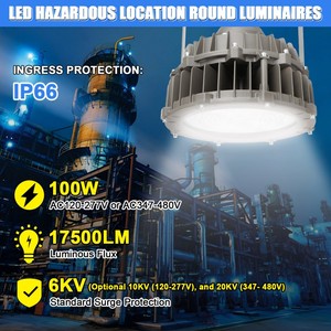 Lámpara Industrial LED UFO a Prueba de Explosiones NGTlight para Almacenes, 60W 120W 200W - Product Image 1