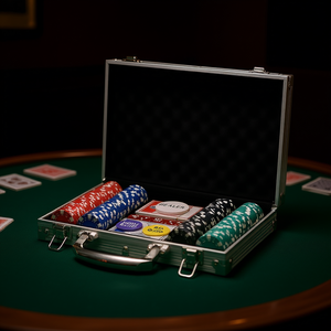 Juego de 200 Fichas de Póker Db Wholesale con Estuche de Aluminio, Fichas Duraderas Estilo Casino para Entretenimiento y Noches de Juego - Product Image 2