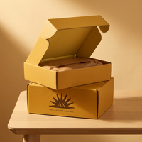 Cajas de Embalaje de Cartón Blanco Doble con Logotipo Impreso en el Interior y Exterior para Empresas Pequeñas, Venta al Por Mayor