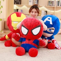 Muñeca de la serie de héroes de dibujos animados para niños, juguete de peluche suave, de peluche, venta al por mayor