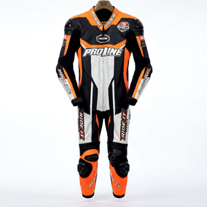 Combinaison de course moto professionnelle pour homme Zuzuki en cuir de vache/canguro authentique, 1 pièce, combinaison de moto en cuir premium - Product Image 1