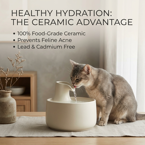 Bebedero Inteligente para Mascotas con Circulación Automática y Filtro Reemplazable para Gatos y Perros, Tazón de Agua de Cerámica, Funcionamiento Silencioso - Product Image 2