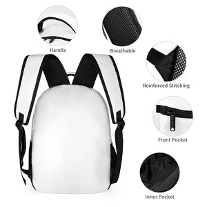 Borsa sportiva personalizzata a sublimazione zaino per studenti in tre pezzi con borsa da pranzo per studenti <span class=keywords><strong>e</strong></span> astuccio zaino per studenti - Product Image 5