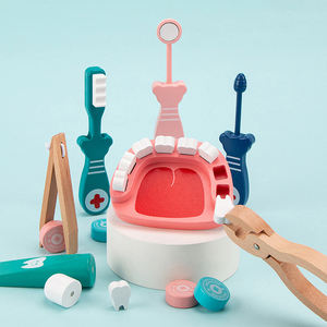 Trousse de Docteur <span class=keywords><strong>en</strong></span> Bois pour Enfants, Jouet de Simulation Médicale, Coffret de Jeu d'Imitation pour Enfants - Product Image 3