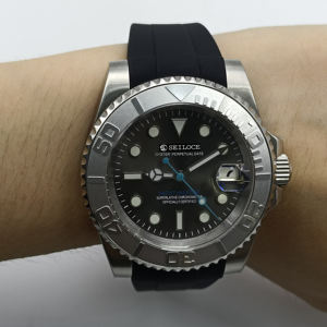 Reloj de buceo SEILOCE para hombre, reloj mecánico automático NH35 de lujo para negocios, resistente al agua con cristal de zafiro - Product Image 4