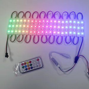 RGBIC WS2811 <span class=keywords><strong>Module</strong></span> de diode électroluminescente <span class=keywords><strong>SMD</strong></span> 5050 DC12V IP65 <span class=keywords><strong>Module</strong></span> LED étanche Matériau du corps de la lampe en PVC pour panneaux publicitaires - Product Image 4