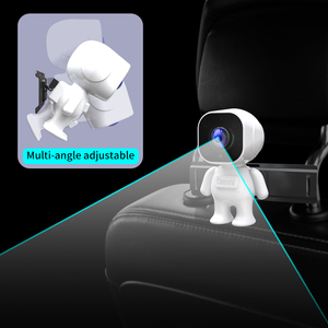 กระจกมองหลังในรถยนต์สำหรับเด็กพร้อมระบบมองเห็นในเวลากลางคืนแบบ HD, หน้าจอ 5 นิ้ว พร้อมที่ยึดแบบถ้วยดูดติดตั้งบนโต๊ะ สำหรับดูเด็กทารกที่นั่งด้านหลัง - Product Image 5