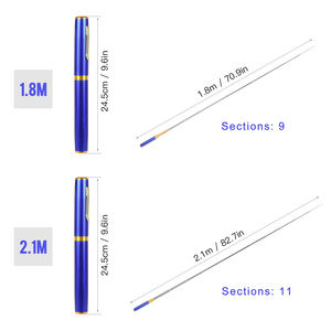 Canne à pêche télescopique de poche, mini canne à pêche, accessoires de pêche - Product Image 5