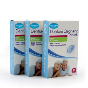 Retainer Denture Cleaner Tablets Complete Clean 3 Minites Cleaning For Retainers Aligners