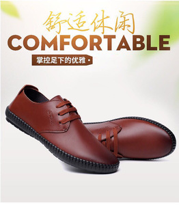 Nuove piccole scarpe da guida con suola morbida in pelle One-step, scarpe con piselli in pelle morbida in PU, scarpe Casual alla moda da <span class=keywords><strong>uomo</strong></span> - Product Image 6