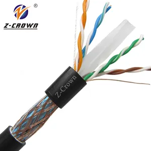 局域网23 awg星金6类sftp网络RJ45电缆