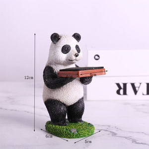 Bán Buôn Hiển Thị Chủ Sáng Tạo Phim Hoạt Hình Spaceman IWatch Nhựa Khay Gấu Trắng Máy Tính Để Bàn Trang Trí Nội Thất Thủ Công Đồng Hồ - Product Image 3