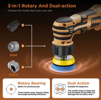 Nouvelle polisseuse rotative miniature au lithium 2026 |   Machine multifonctionnelle de polissage et ponçage automobile tout-en-un avec capacités de cirage de 21 mm