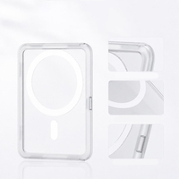 Nouvelle coque de téléphone transparente avec porte-cartes, protection magnétique puissante, fente pour cartes, étui de protection pour cartes de jeu, étui de présentation