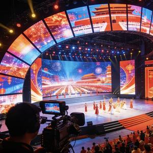 Pantalla LED Curva Flexible de Alquiler para Escenarios de Conciertos y Galas del Festival de Primavera - Product Image 4