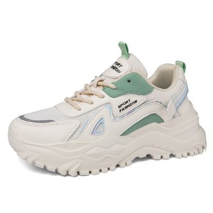 Nouvelles baskets épaisses pour hommes, chaussures de course respirantes en maille, chaussures de sport à semelle épaisse, chaussures de marche, fabrication de baskets - Product Image 2