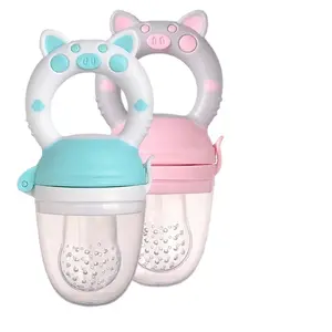 Food Pacifier Baby Feeder Baby Fruit Food Bite Feeder Toddler Eat Extractor Pacifier Food Grade Silicone