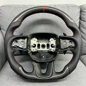 Volant de voiture très vendu, adapté à la <span class=keywords><strong>Dodge</strong></span> Charger SRT <span class=keywords><strong>2015</strong></span> 2016 2017 2018 2019 2020, en fibre de carbone personnalisée - Product Image 6