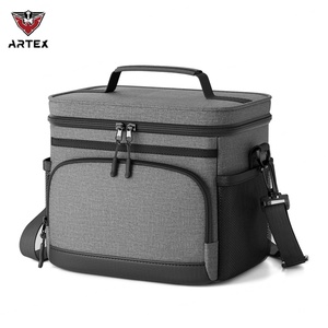 Bolsa Térmica para Almuerzo para Mujeres y Hombres, Bolsa de Refrigeración Suave para el Trabajo, Oficina, Viajes, Picnic, 9L - Product Image 1