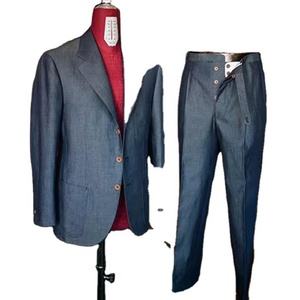 2023ที่กำหนดเองตัดเย็บอย่างเป็นทางการสูทสีน้ำตาลสำหรับผู้ชายฤดูหนาวสวมใส่ - Product Image 2