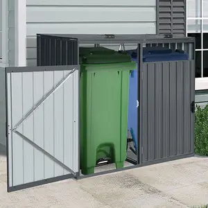 Cadre en acier galvanisé Jardin mobile et extérieur élargi Smart Modular Bin Store