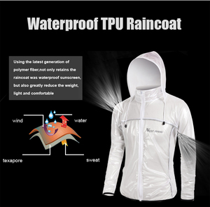 WEST BIKING impermeable y ligero abrigo <span class=keywords><strong>de</strong></span> <span class=keywords><strong>lluvia</strong></span> deportes al aire libre ciclismo abrigo <span class=keywords><strong>de</strong></span> <span class=keywords><strong>lluvia</strong></span> <span class=keywords><strong>ropa</strong></span> <span class=keywords><strong>de</strong></span> algodón peinado - Product Image 2