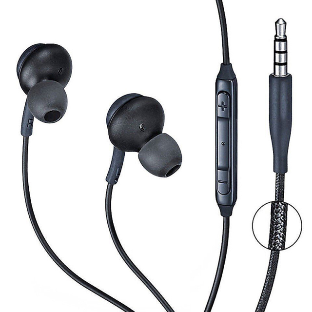 High Quality 3.5mm Plug Earphones Headphone Headsets 1.2 M Handsfree Stereo In-ear Wired Earphone