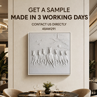 Peinture murale 3D personnalisée Serene : Sept chevaux blancs, lune, arbre, oiseaux – Art mural de luxe pour salle à manger d'hôtel, commande en gros