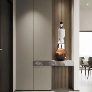 Modern Style Large Capacity Solid Wood <b>Shoe</b> <b>Rack</b> Portable Storage Cabinet for Home Entrance Balcony for Living Room Use - Product Image 1