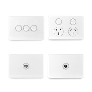 Saa được phê duyệt electricalswitch và ổ cắm Úc tiêu chuẩn 10A & <span class=keywords><strong>15A</strong></span> đôi PowerPoint Úc tường Switched ổ cắm - Product Image 5