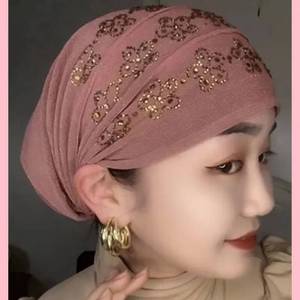 Nuevo pañuelo ajustable con estampado moderno, pañuelo para la cabeza para mujeres musulmanas, gorro islámico, pañuelo para quimioterapia. - Product Image 2