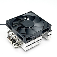 Module refroidisseur de CPU en aluminium argenté de haute qualité personnalisé dissipateur de chaleur en alliage de radiateur à grand tube pour application de processeur