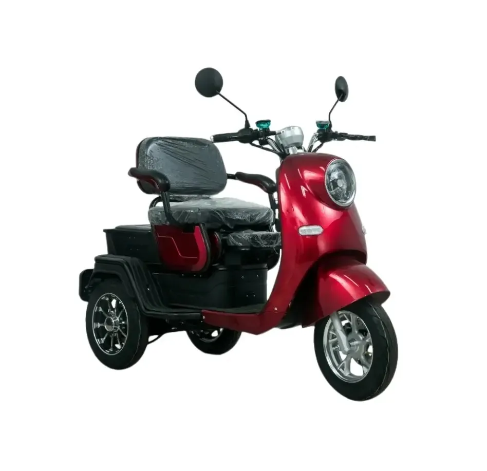 Moto elettrica a tre ruote scooter elettrico con scatola di immagazzinaggio veicolo elettrico