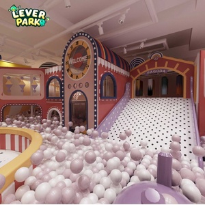 Castillo de juegos suave para interiores con certificación CE/TUV, casa de escenario, equipo de plástico personalizado para niños, <span class=keywords><strong>parque</strong></span> de atracciones para el hogar, escuela - Product Image 1