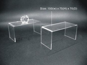 Plateau de présentation en acrylique transparent, support clair pour la photographie, les ornements et les arrière-plans - Product Image 6