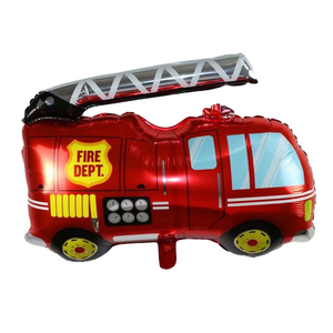 Nouveau Train En Aluminium <span class=keywords><strong>Film</strong></span> Ballon Réservoir De Police Voiture Pompier <span class=keywords><strong>Ambulance</strong></span> Autobus Scolaire Véhicule En Aluminium Feuille Ballon - Product Image 1