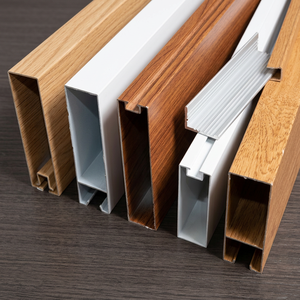Chapa metálica de aluminio con impresión por transferencia de grano de madera, imitación de madera, tablero metálico colgante, chapa metálica para techo resistente al óxido. - Product Image 1