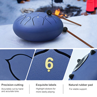 Jinfang Professional Steel Tongue Drum Handpan Tank Drum Professional Percussion Instrument Custom LOGO