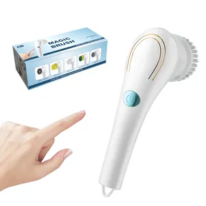 5 Substituível Cleaner Heads Multifuncional Banheiro elétrico Rotativo Limpeza Escova Spin Scrubber