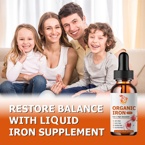Gotas Líquidas de Hierro Orgánico con Vitamina B6 y Vitamina C, Suplemento Dietético, Bebida para Aumentar la Vitalidad y la Inmunidad, Venta al por Mayor de Fábrica - Product Image 6