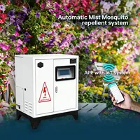 Système de brumisation automatique anti-moustiques en acier inoxydable 100 bars avec capteur intelligent pour la répulsion des nuisibles dans les fermes, les jardins et les espaces extérieurs